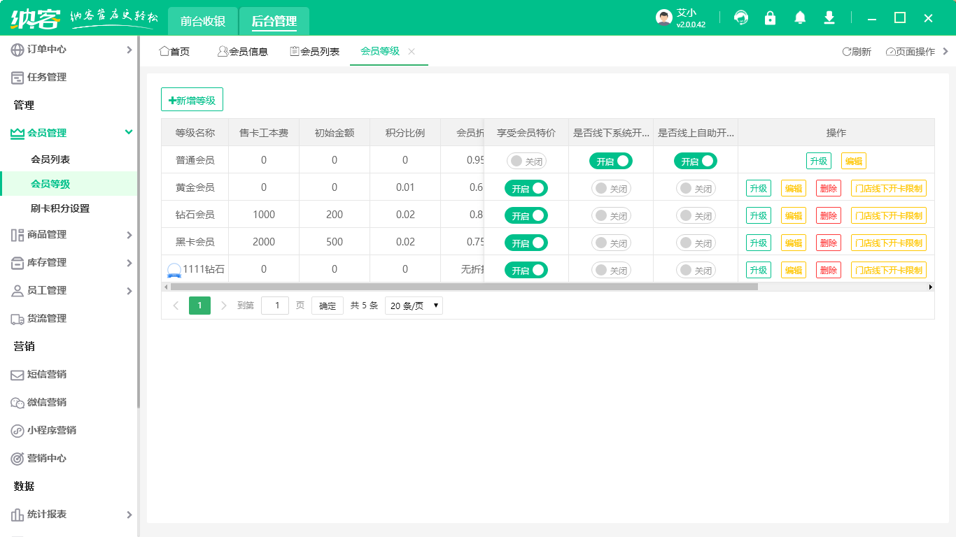 美容会所会员管理系统1